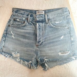 Agolde Jean shorts size 26, good condition.